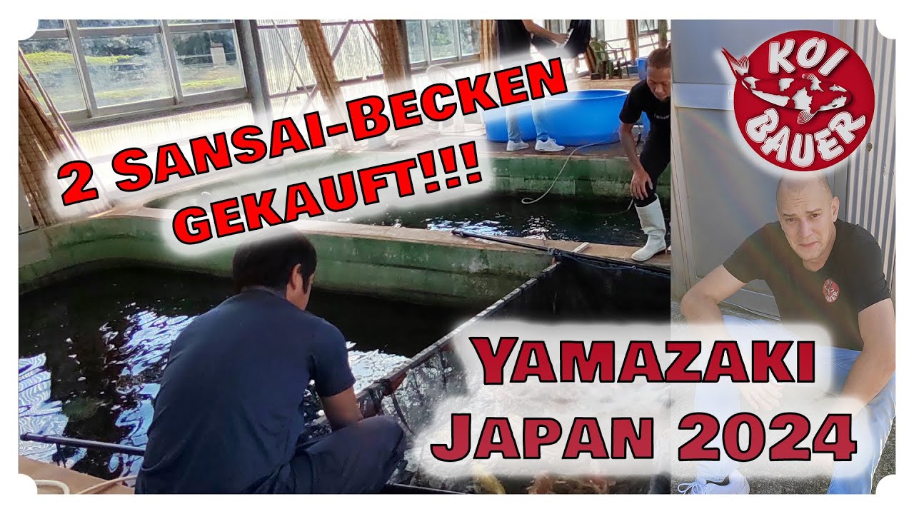 Beckenkäufe bei Yamazaki! Koi Bauer | Japanreise 2024 | Tag 2