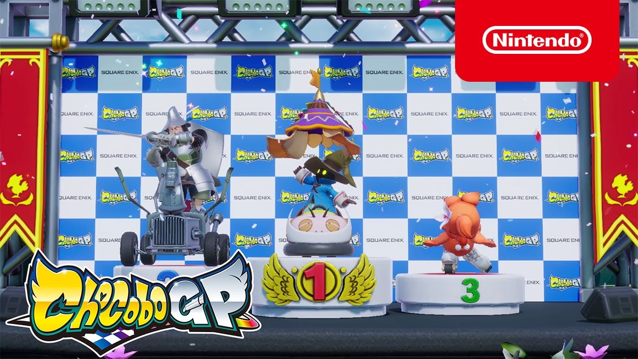 Chocobo GP &mdash; трейлер с анонсом даты выхода &mdash; Nintendo Switch