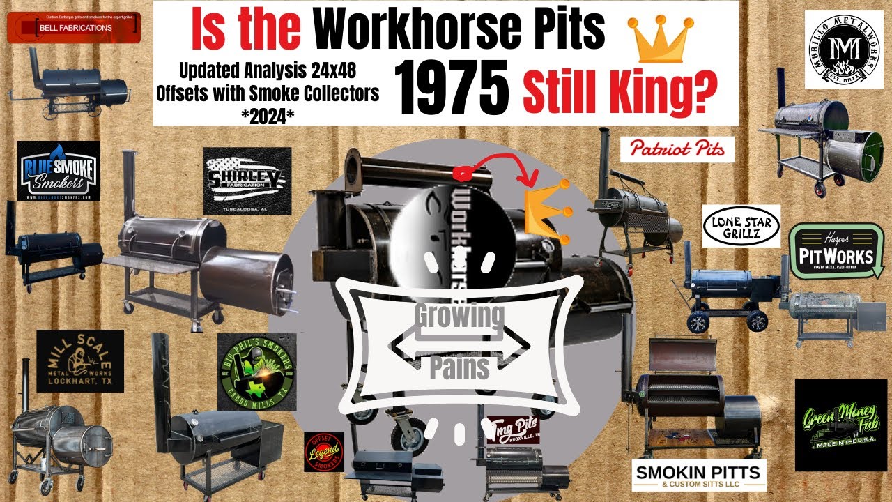 Is the Workhorse Pits 1975 Still King? 2024 Update for Offset Smokers with smoke collectors 24x48