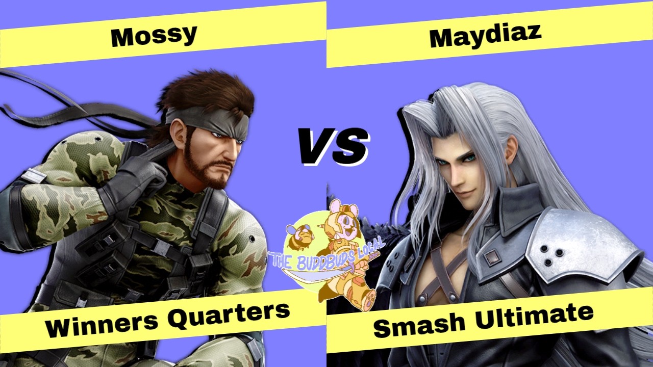 The BuddBuds Local #29: Winners Quarters - Mossy (Snake) Vs. Maydiaz (Sephiroth) SSBU