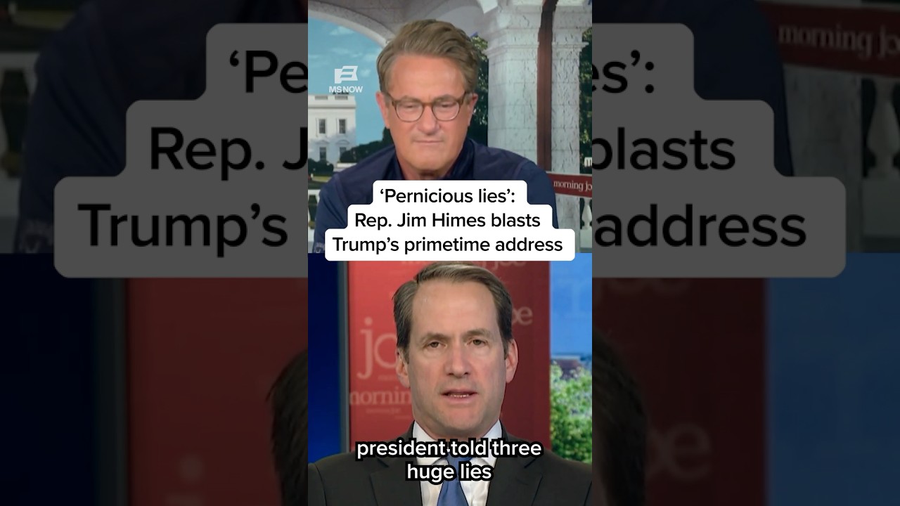 &lsquo;Pernicious lies&rsquo;: Rep. Jim Himes blasts Trump&rsquo;s primetime address