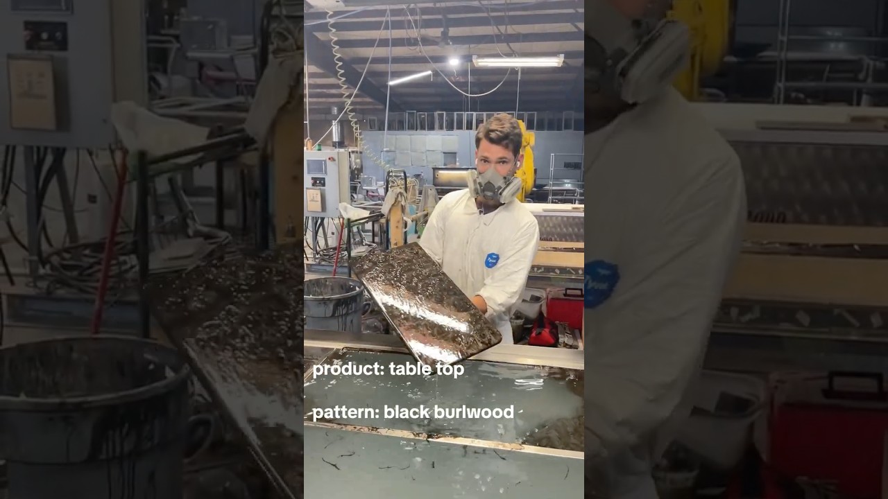 How to Hydro Dip a Table Top | #custom #hydrographics
