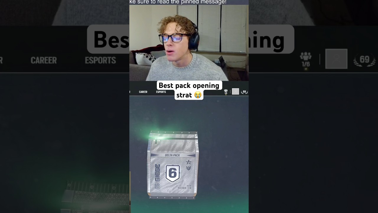 Best pack opening strat 😭 #rainbowsixsiegeclips #r6siege #shorts