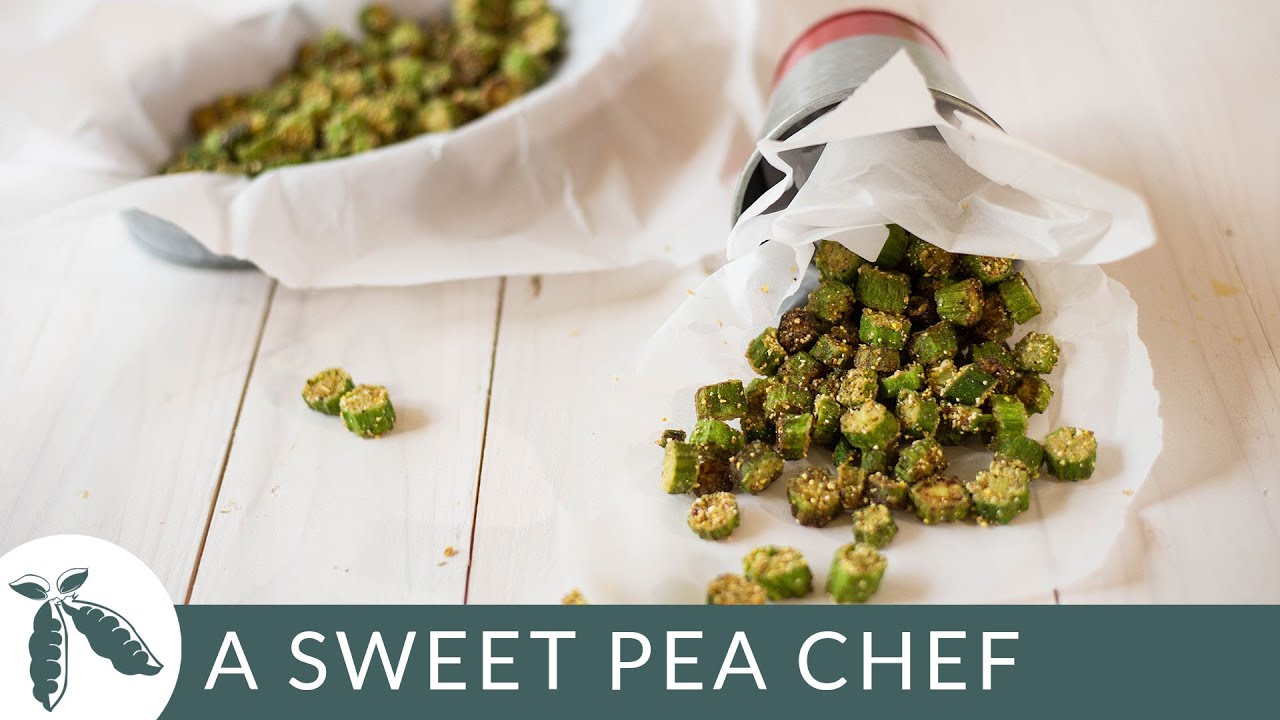 Cornmeal Fried Okra | A Sweet Pea Chef