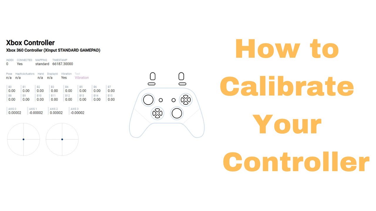 How to calibrate gaming controller with offset & drift problem?