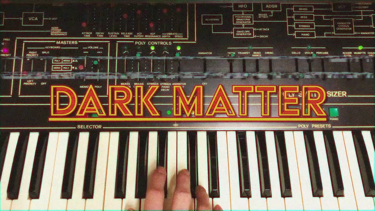 Dark Matter - Dark Synth Wave with SH101, ARP Odyssey and Siel Cruise