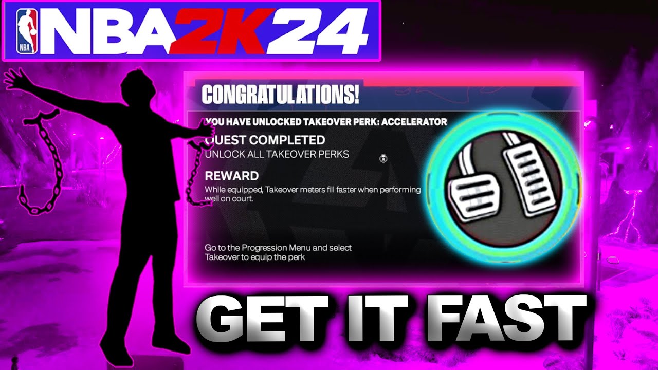 FASTEST WAY TO GET ACCELERATOR IN NBA 2K24