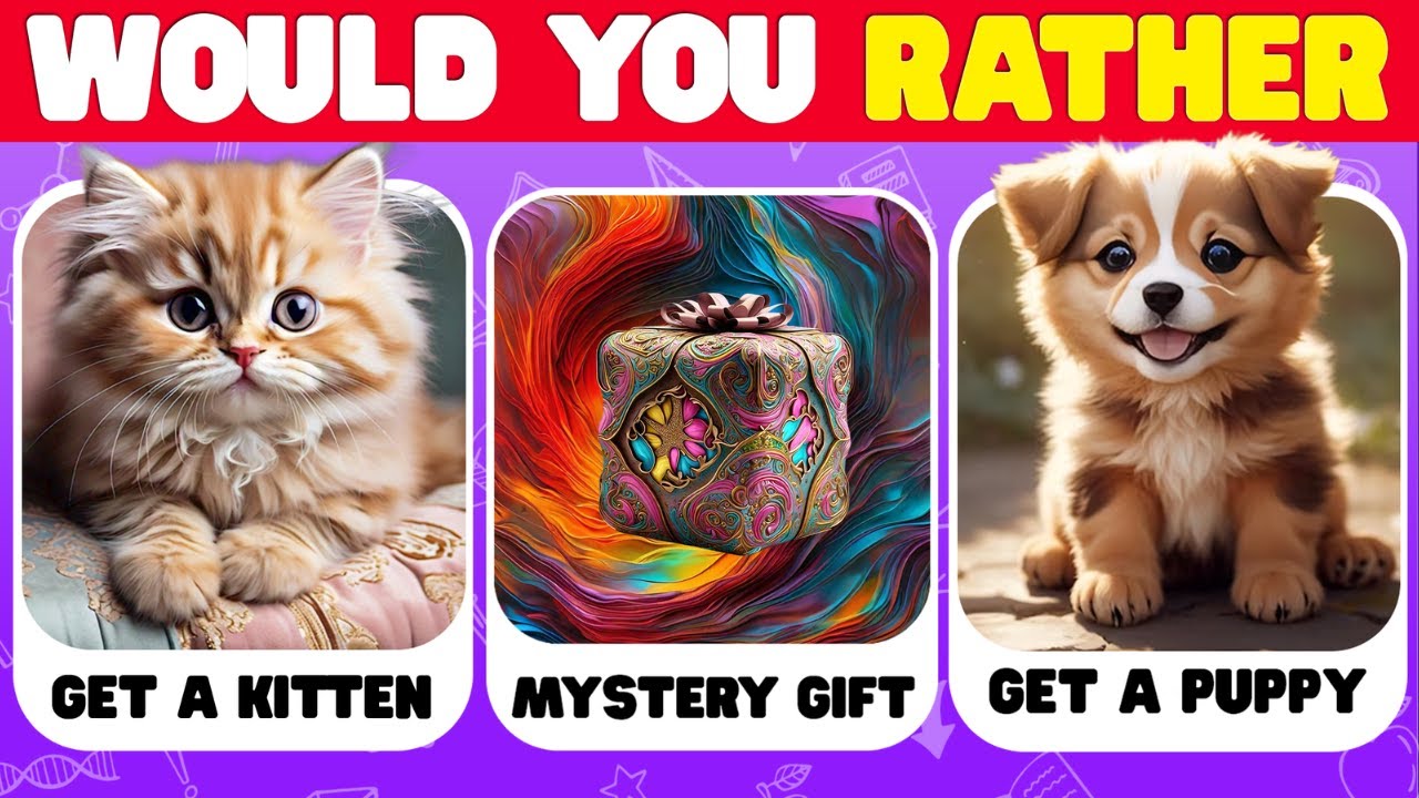 Would You Rather 🎁 MYSTERY Gift Edition | Tough Choices Quiz!