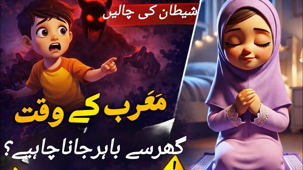Maghrib time ghr se bahir nahi jana. Sham ko ghr sey naa niklain. Dont go outside at evenining #ai 