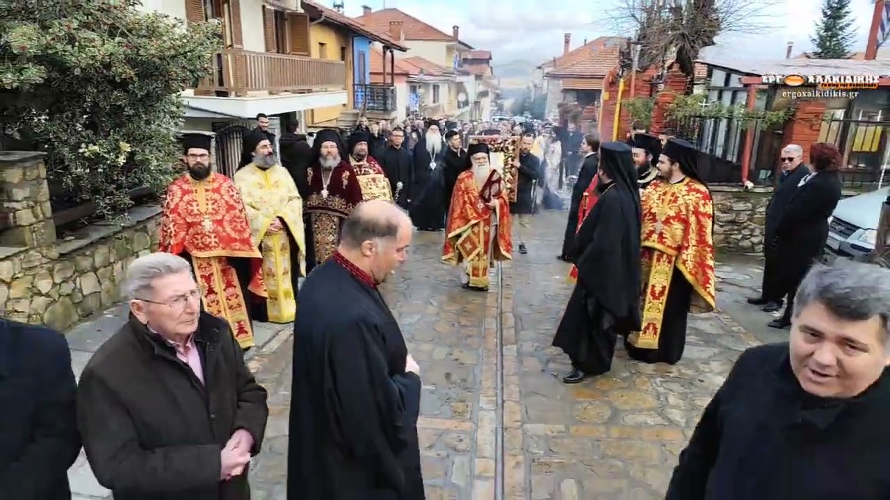 Περιφορά της εικόνας του Αγίου Στεφάνου στην Αρναία