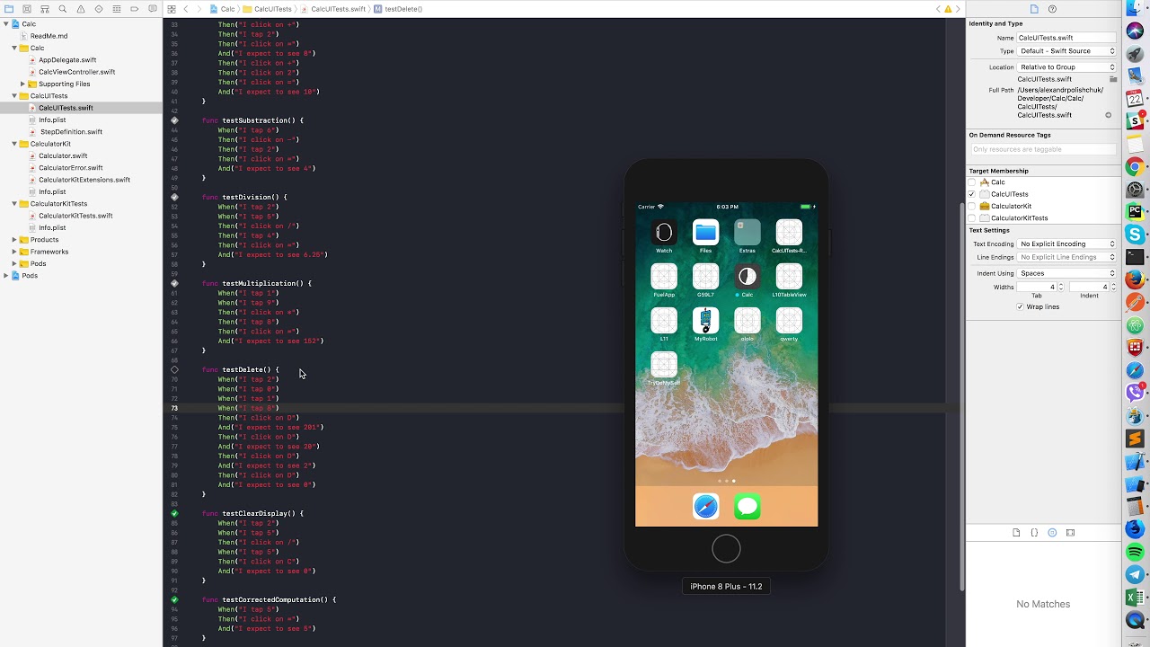 XCTest Gherkin - it's BDD framework for ios mobile test automation