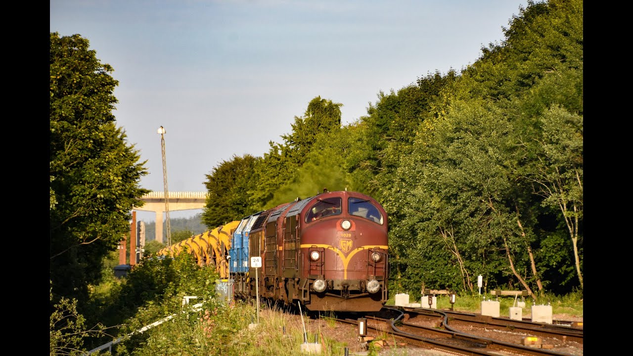 CFL Cargo MX 1029 + MY 1146 + CFL 1831 med ballastrenser til Aarhus - Juli 2022