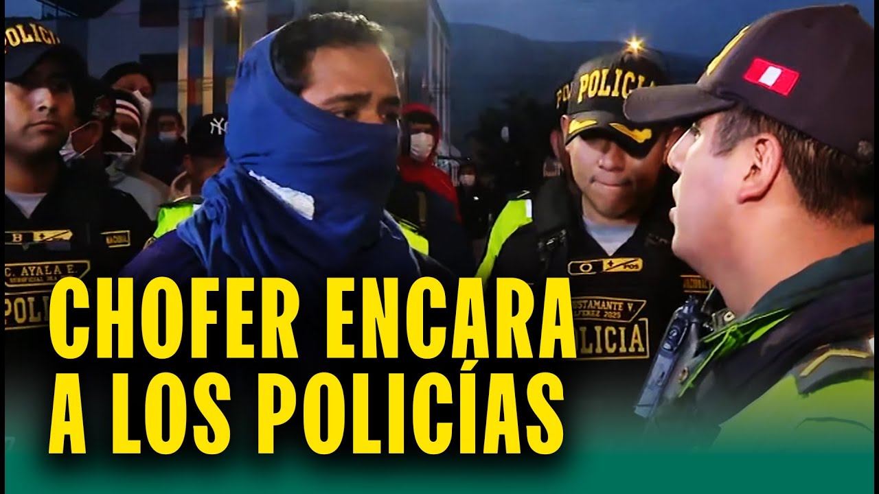 Chofer encara a policías por colega asesinado: 