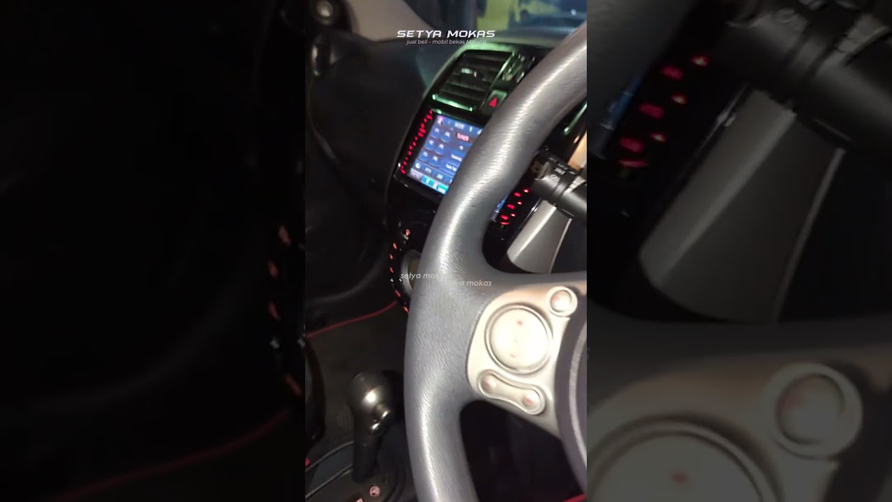 Nissan march XS matic 2017 interior comell kayak mini Cooper 😍  #nissanmarchmatic #marchmaticbekas