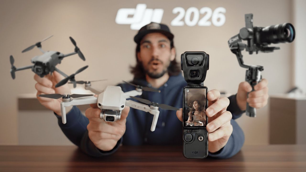 7 новых продуктов DJI на 2026 год (Pocket 4, Avata 360 и другие)