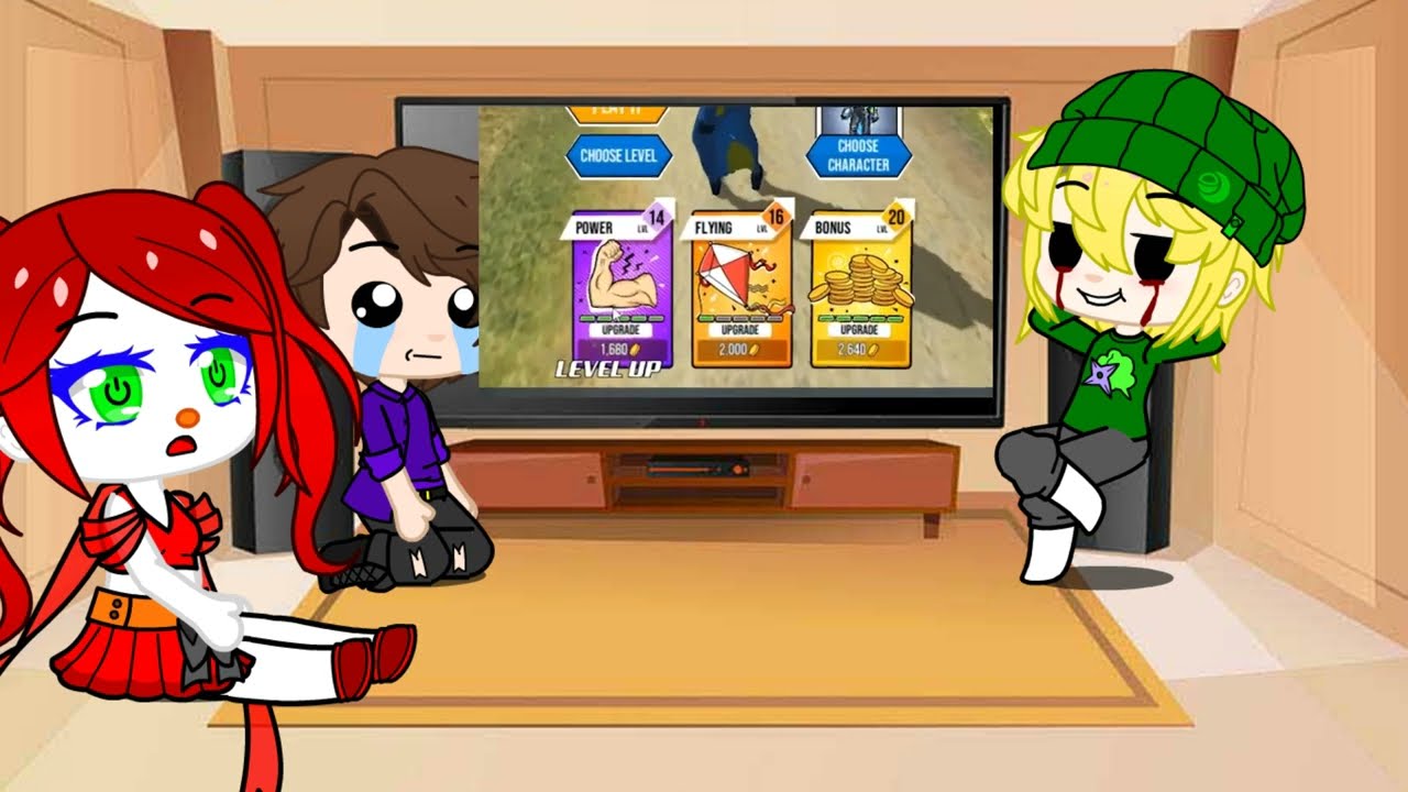 Afton's react to graystillplays ft ben drowned/lilathewicked/cringe?