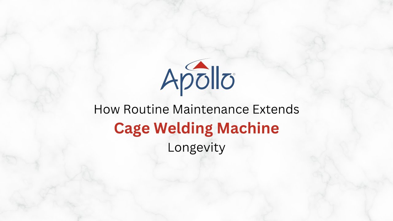 How Routine Maintenance Extends Cage Welding Machine Longevity