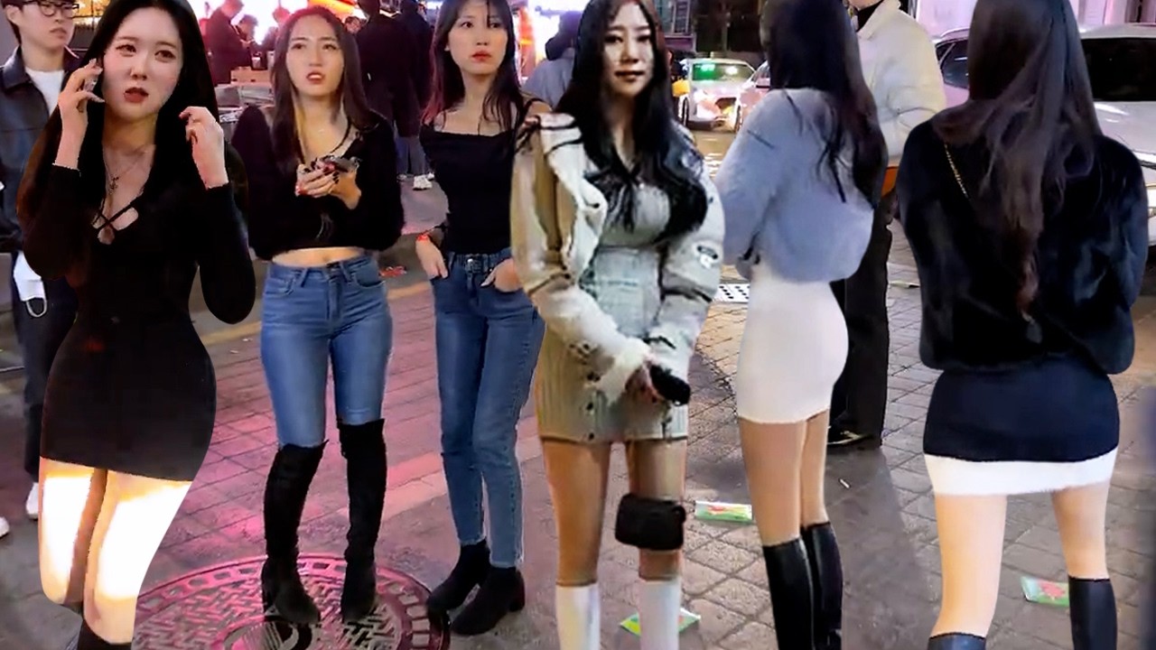 [4K Seoul Gangnam Beauty 😎😎😎] On Saturday night, Gangnam in Seoul is full of beauty #SEOUL #KOREA