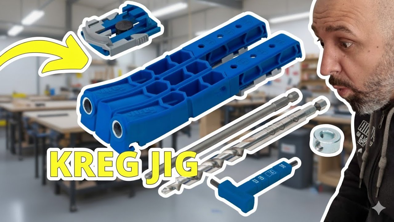 Kreg jig Aparat nasıl kullanılır. Ahşap cep delici
