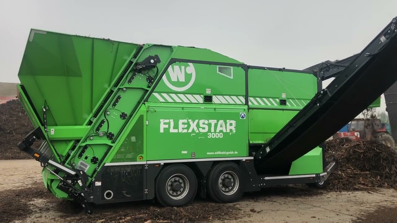 Vagliatura Compost e Corteccia - Vaglio Stellare 3 Frazioni FLEXSTAR 3000 Willibald