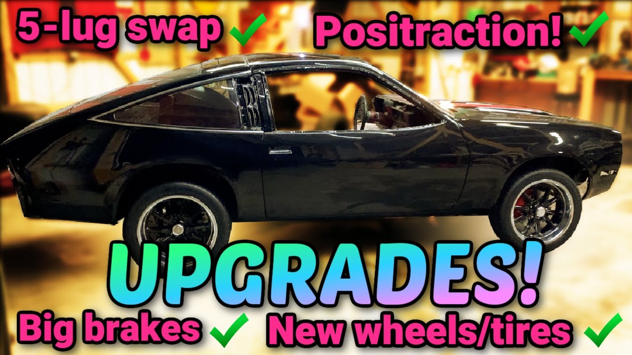 5-lug upgrade, better brakes, and new wheels & tires!