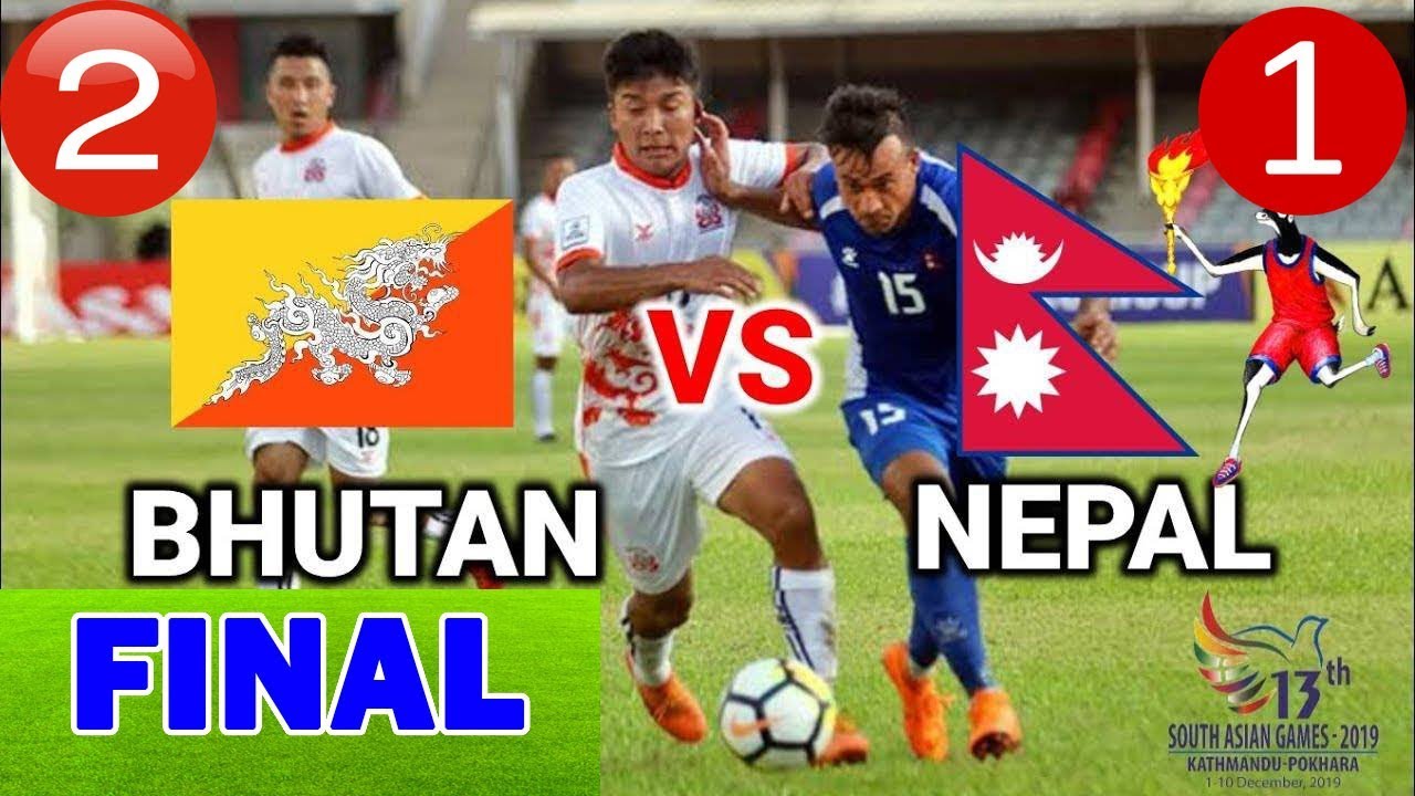 Bhutan vs Nepal 1-2 HIGHLIGHTS Final Match |13th South Asian Game 2019 Nepal vs bhutan Live Football