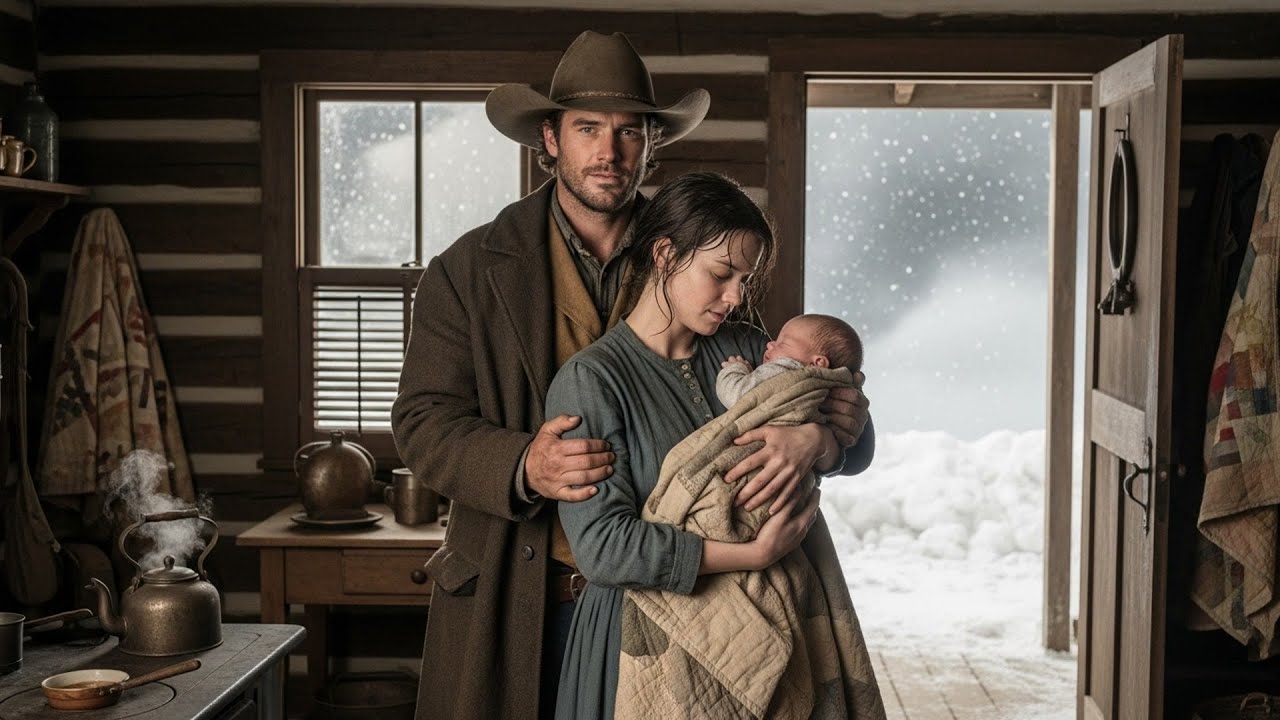 Her Husband Left Her In Labor During A Snowstorm, The Cowboy Delivered Her Baby And Stayed Forever
