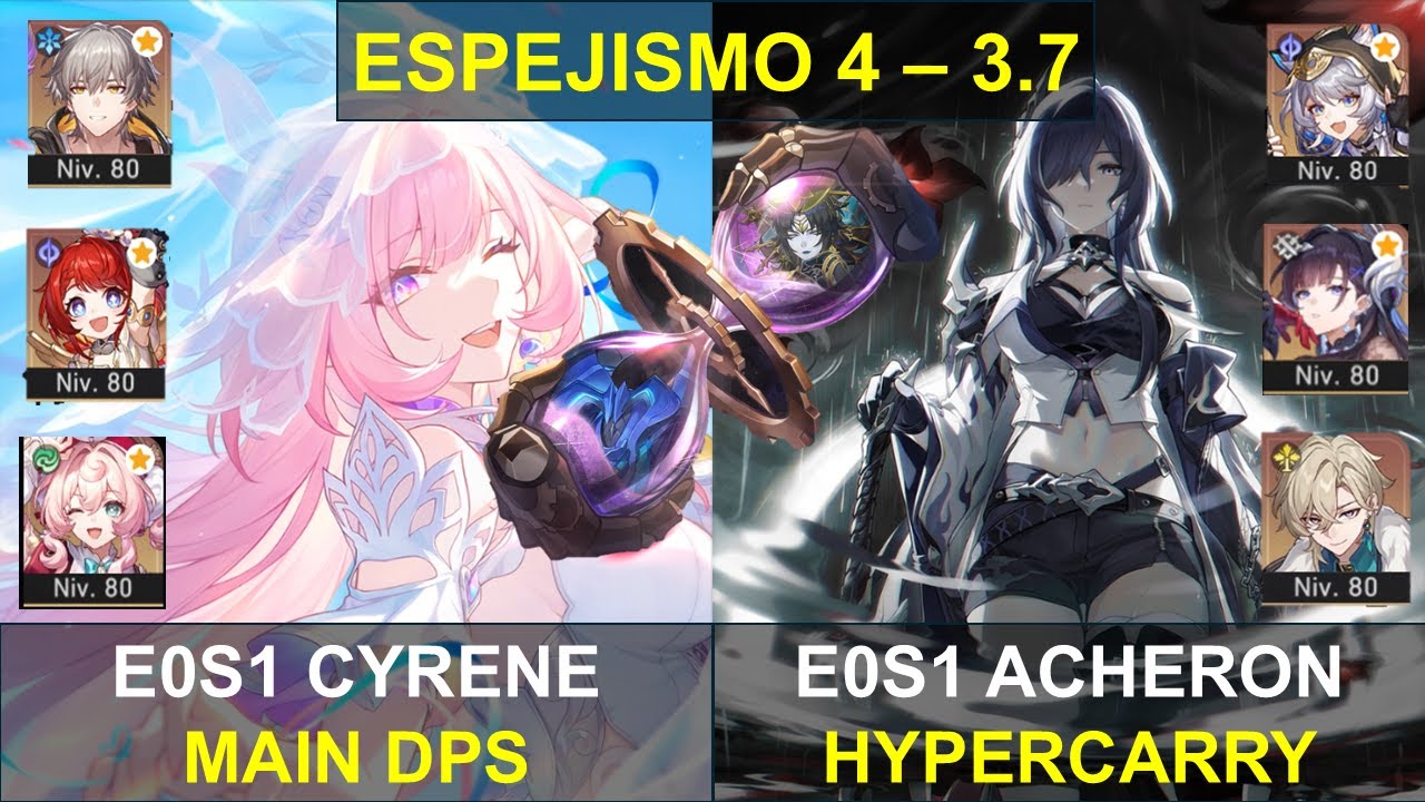 APOCALYPTIC SHADOW 3.7 | E0S1 Cyrene "Main DPS" & E0S1 Acheron "Hypercarry" | FULL ⭐