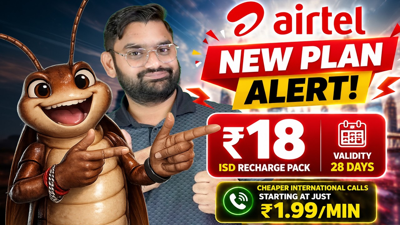 Airtel ₹18 ISD Recharge Plan 2026 🔥 USA UK Canada Calls Just ₹1.99/min