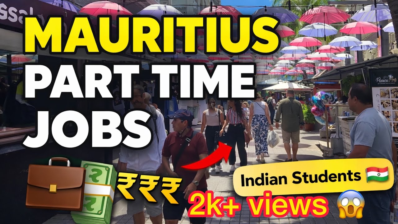 Mauritius lo Part Time Jobs | Indian Students Full Guide Telugu | Port Louis Vlog 🇲🇺 #telugu 
