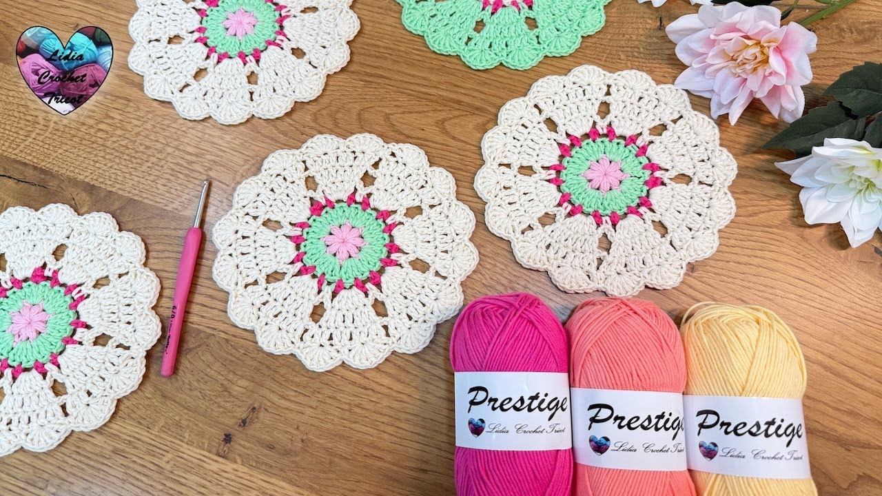 ÉTÉ SPÉCIALE DÉCO TABLE ESTIVAL! TUTORIEL CROCHET PAS À PAS 