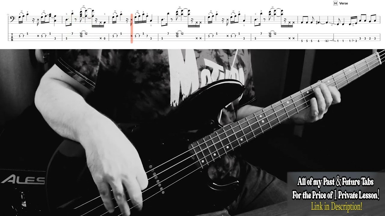 Soul to Squeeze-Bass Tab-Bass Cover-Red Hot Chili Peppers