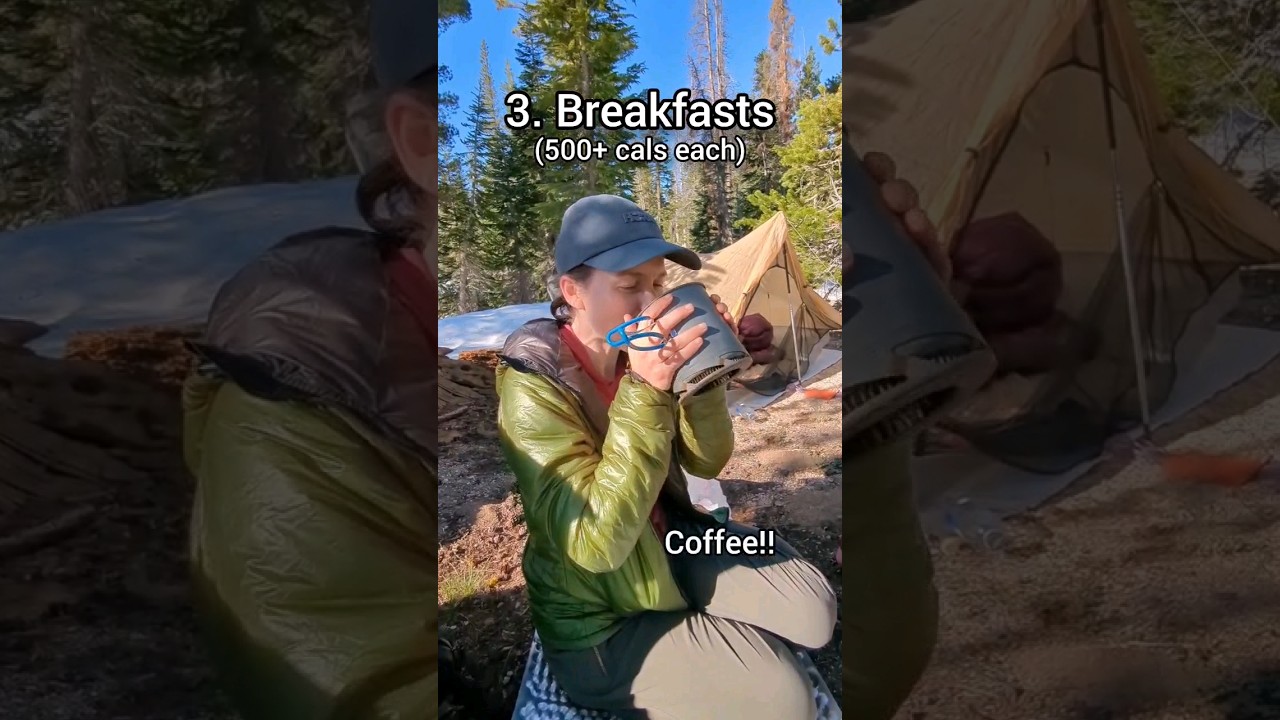 This is what food for a 6-night backpacking trip looks like. Lightweight, easy, and nutrient dense!
