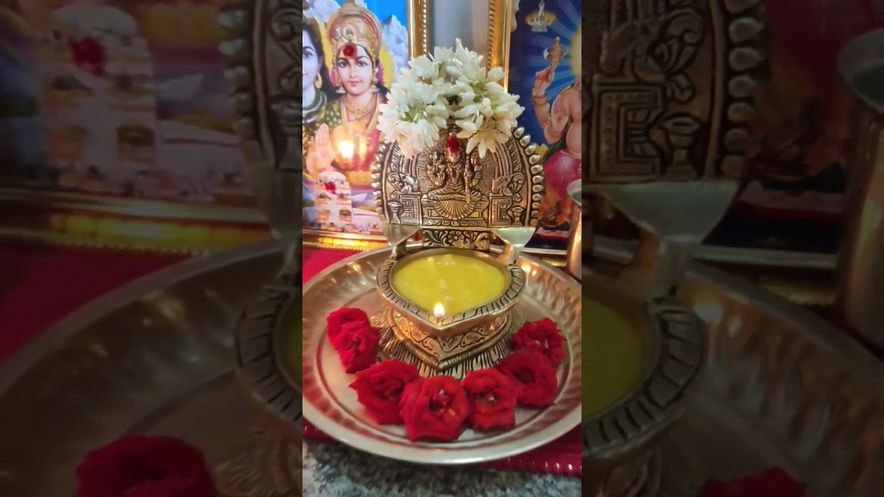 Friday Pooja Vlog.. 🙏 #Friday #Pooja #KamakshiDeepam #SaltDeepam #FridayPooja #Vlogs