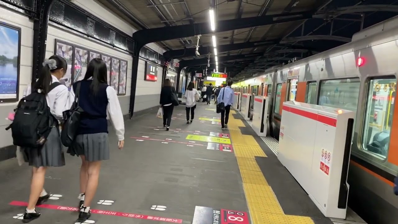 鶴橋駅発車メロディ【ヨーデル食べ放題】 到着から発車まで