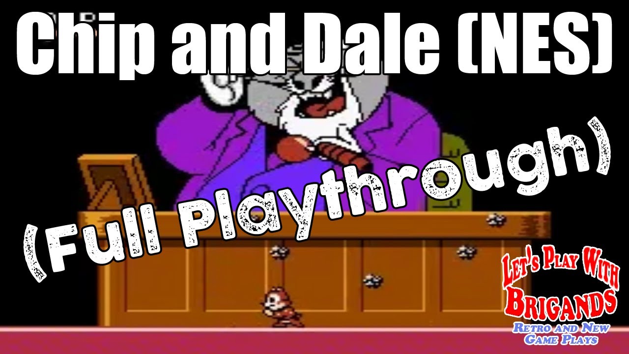 Chip and Dale NES (Full Playthrough)