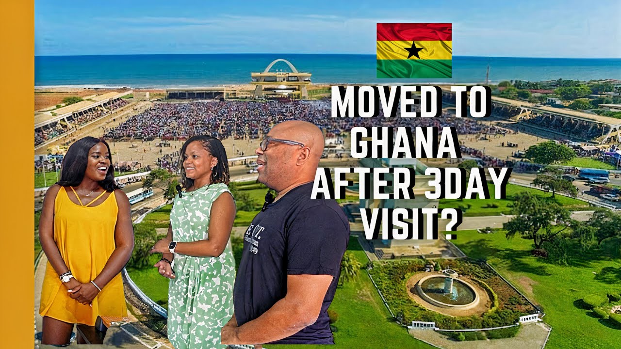 WHY THIS AFRICAN AMERICAN DECIDED TO MOVE TO GHANA AFTER 3 DAYS OF BEING IN GHANA | LIVING IN GHANA