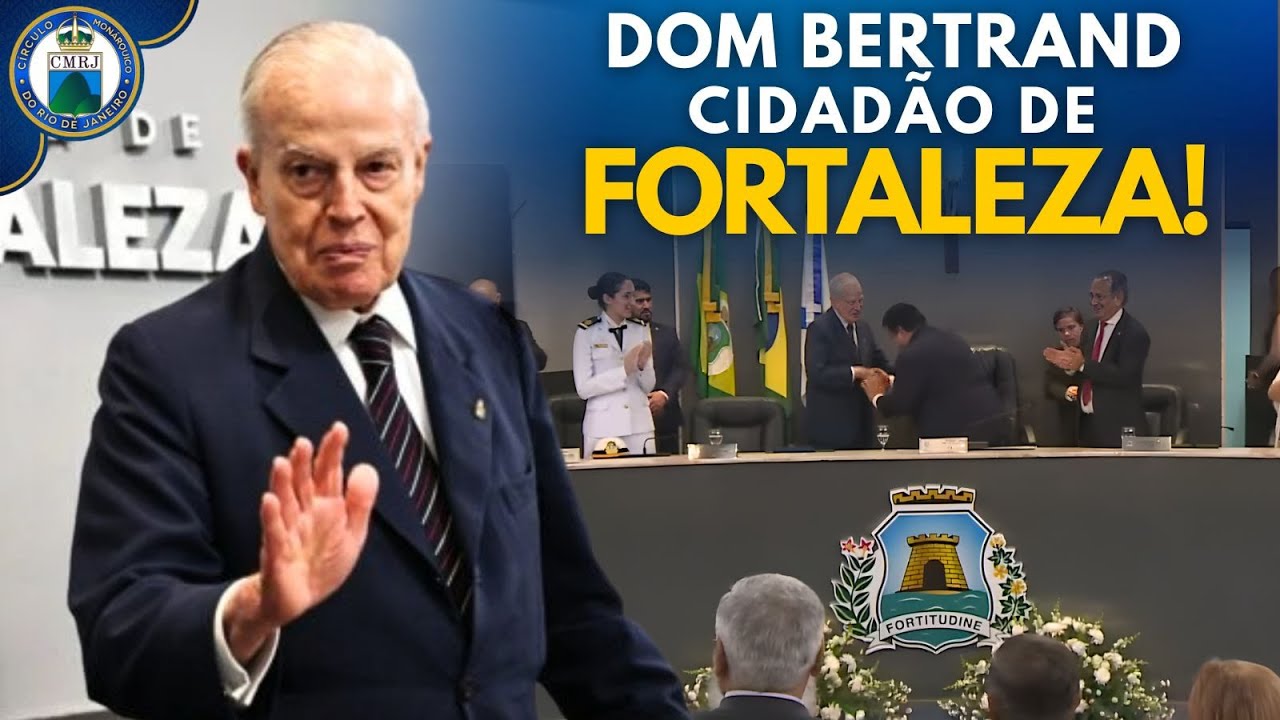 DOM BERTRAND CIDADÃO DE FORTALEZA! Acompanhe os destaques do Imperador no Ceará