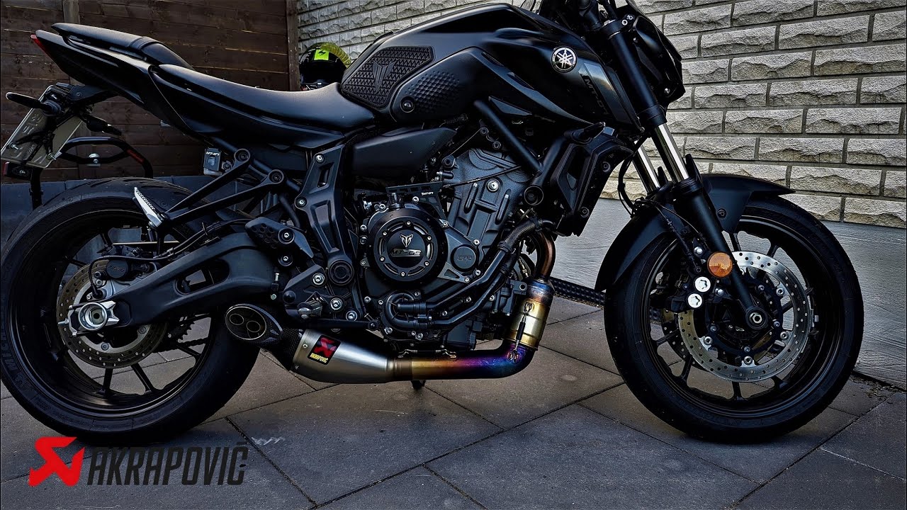 How to: Yamaha MT07 2021 Akrapovic Exhaust Install