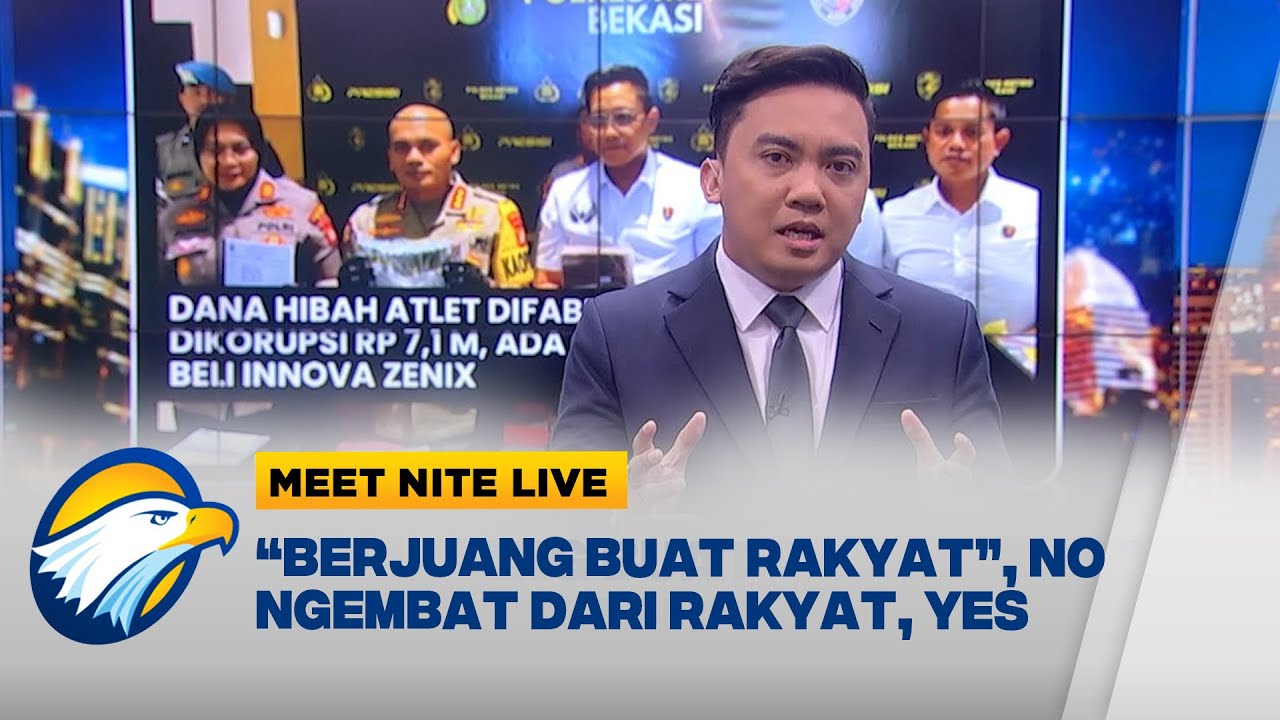 TEGA BENER! Korupsi Dana Hibah Atlet Difabel? Lucifer Aja Minder | Meet Nite Live
