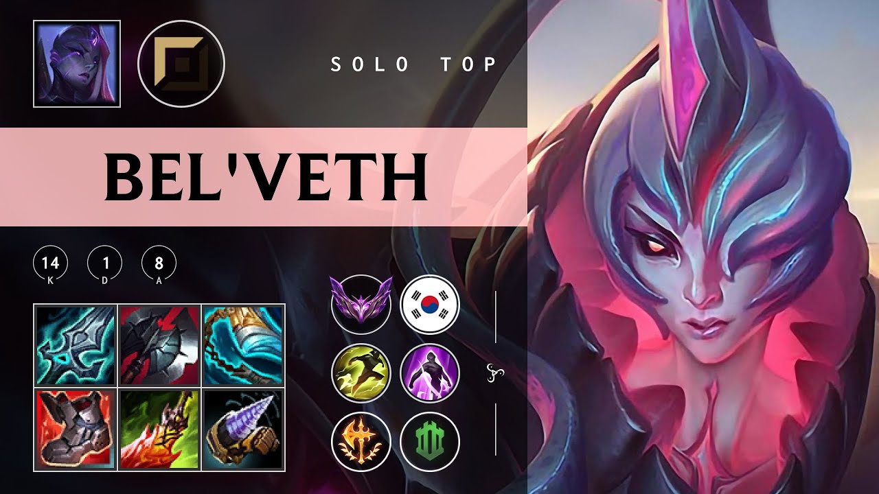 Bel'Veth Top vs Sion - KR Master Patch 25.22
