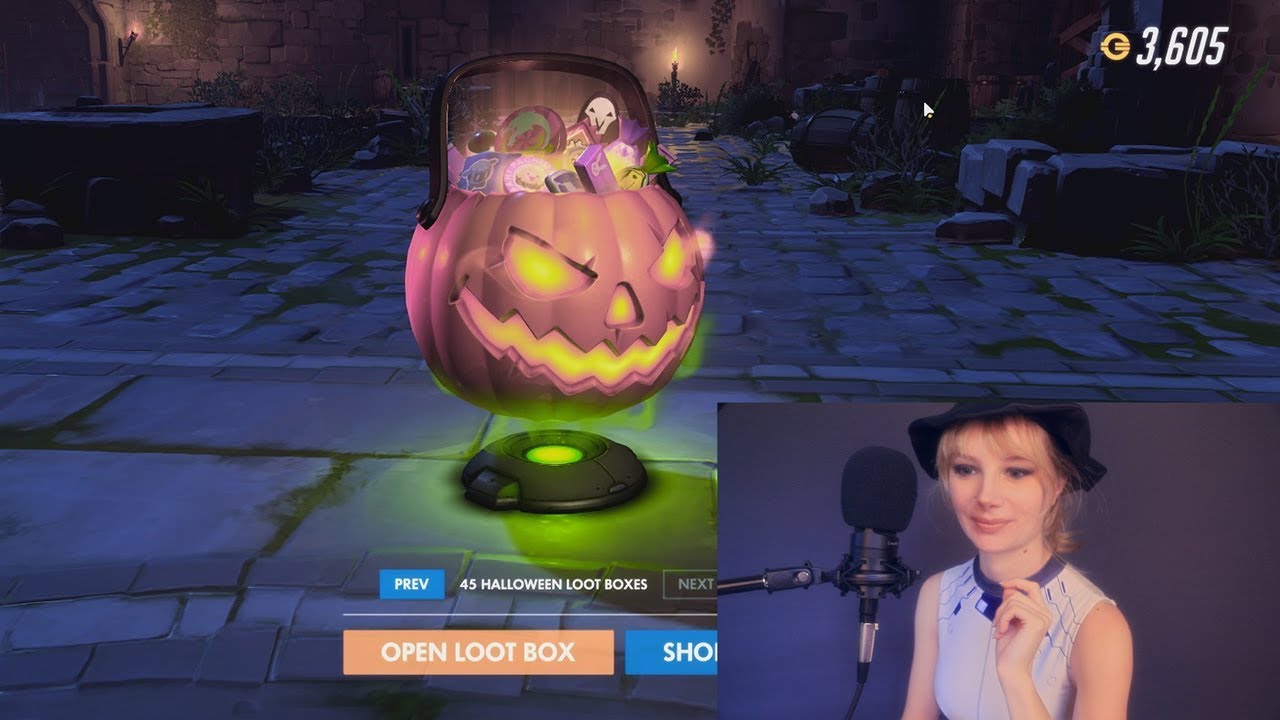 ASMR Whispered Opening Halloween Loot Boxes / Overwatch