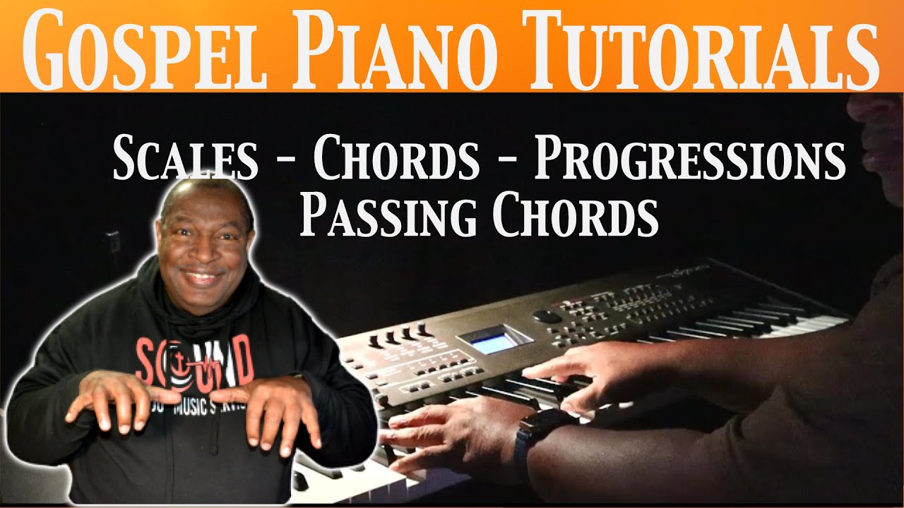 Gospel Piano Tutorials 🎵 I Surrender All - Contemporary Chord Version 🎵