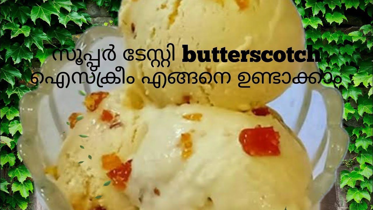 സൂപ്പർ ടേസ്റ്റി butterscotch  ഐസ്‌ക്രീം എങ്ങനെ ഉണ്ടാക്കാം😋😋😋😋😍