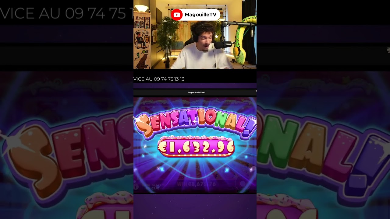 ÉNORME WIN SUR SUGAR RUSH ! 