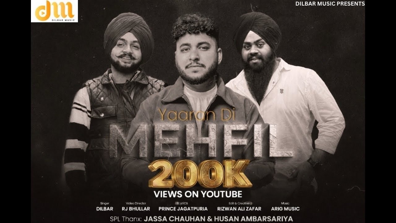 YAARAN DI MEHFIL [Official Video] Dilbar || Jassa Chauhan || Husan Ambarsariya || Punjabi Song 2026