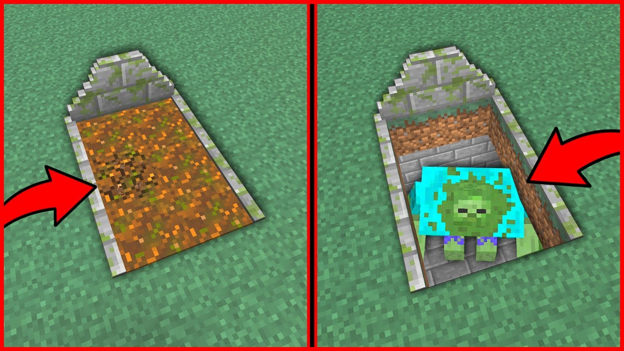 ZOMBİ &Ccedil;ETESİ CANLANIP MEZARADAN &Ccedil;IKIYOR! 😱 - Minecraft