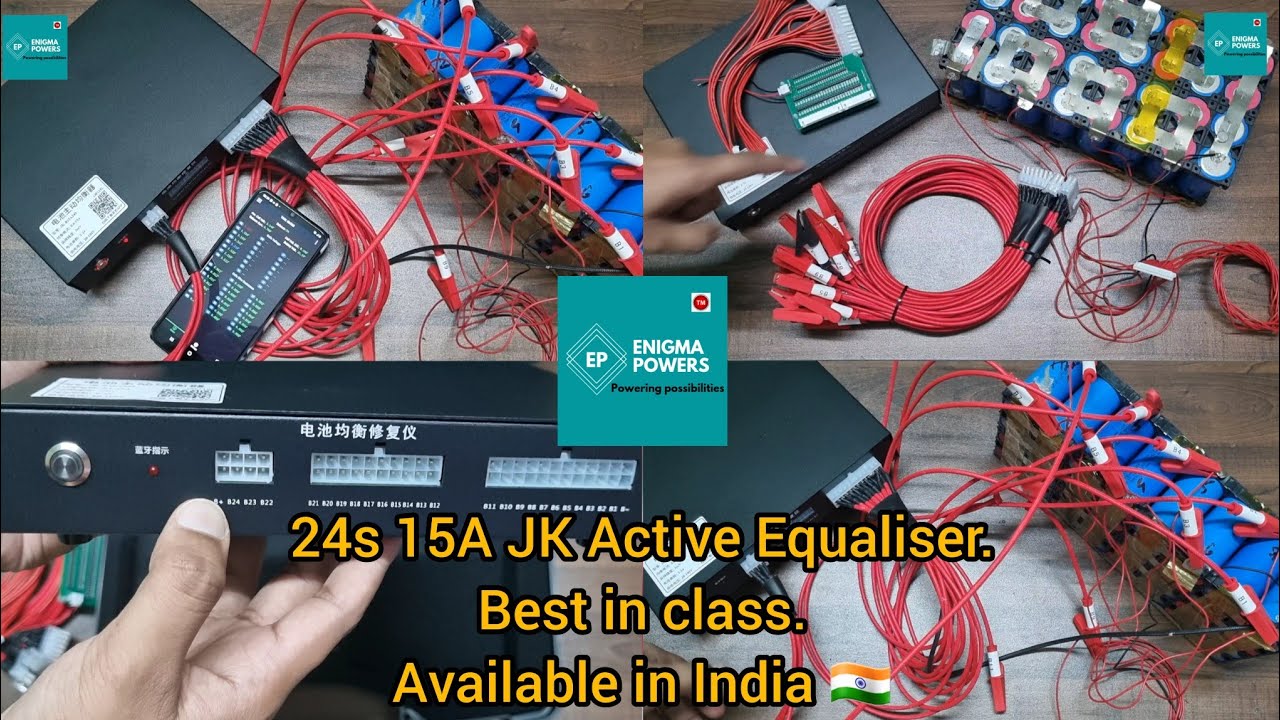 How to Balance Lithium Battery using JK 15A active Balancer. 