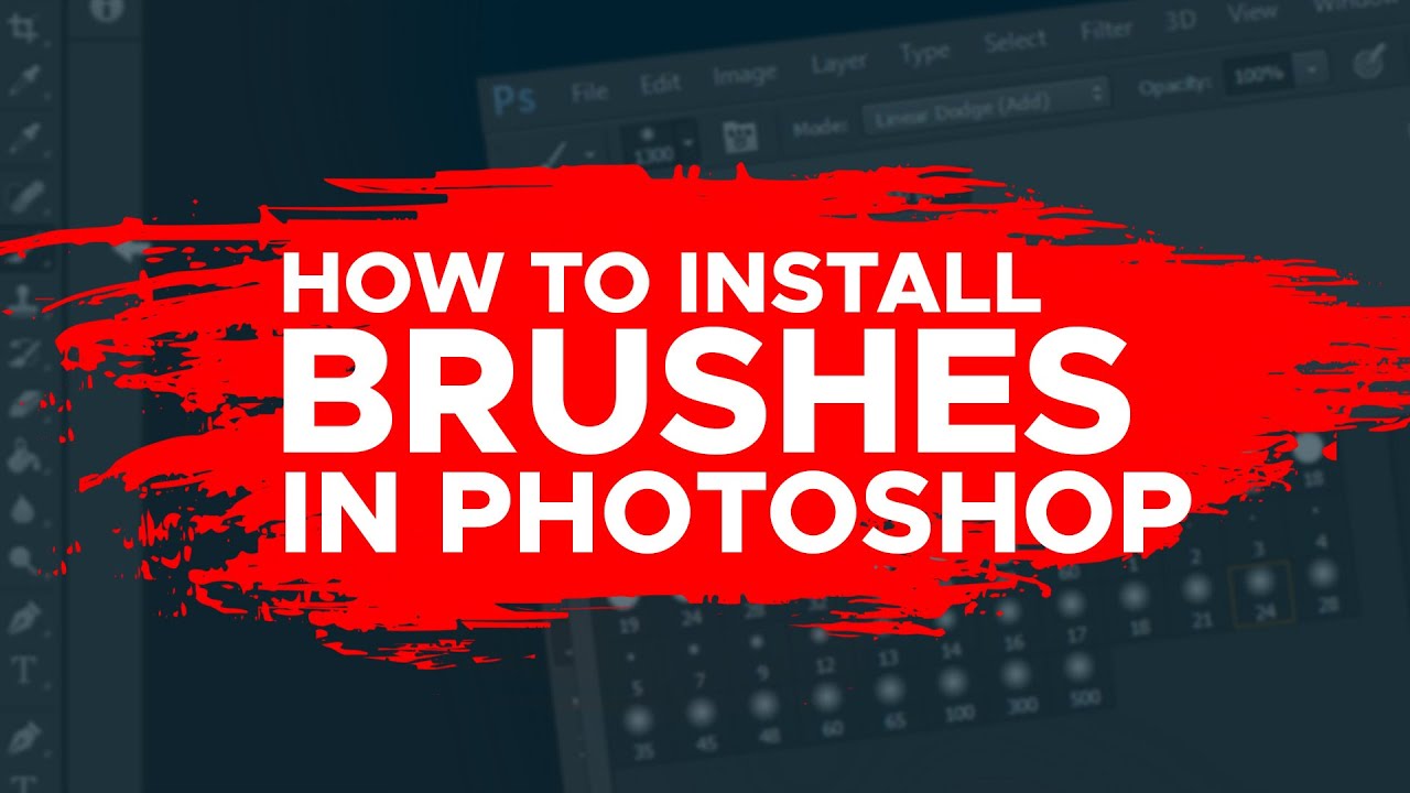 How to Download and Install Brushes in Photoshop - Urdu / Hindi