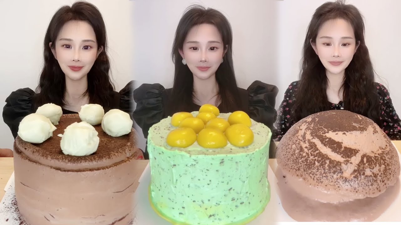 Asmr🍰Eating Chocolate Mille Layer🍰 (Soft And Waxy Sound) 크림丨먹방丨Mukbang丨Satisfying丨Eatingsh
